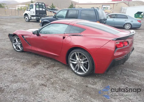 2015 Chevrolet Corvette Stingray Z51 из США, поврежденный, VIN 1G1YH2D76F5100493